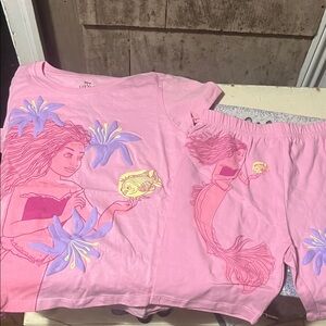 NWOT Disney The little mermaid top & bottom Set